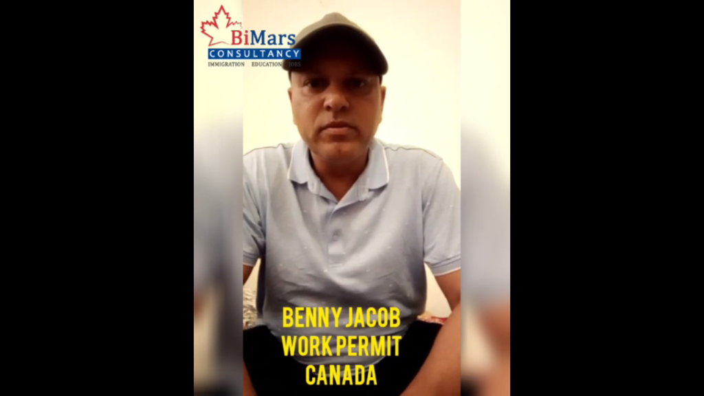 Benny Jacob Work Permit Canada
